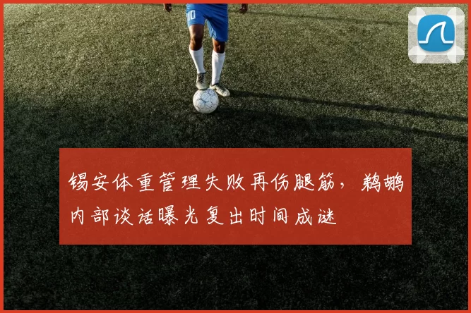 锡安体重管理失败再伤腿筋，鹈鹕内部谈话曝光复出时间成谜